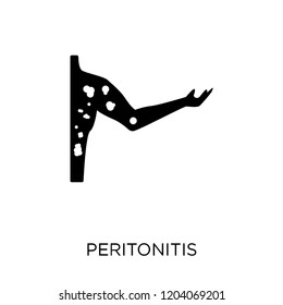 Peritonitis icon. Peritonitis symbol design from Diseases collection. Simple element vector illustration on white background.