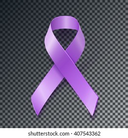 Periwinkle ribbon on geometric background. Eating Disorder, Bulimia and other awareness symbol.  svg