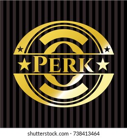 Perk gold badge