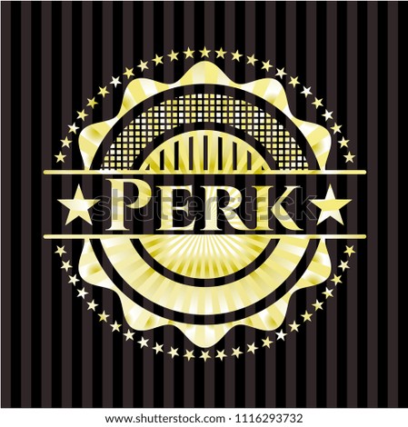 Perk gold badge