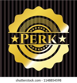 Perk gold emblem