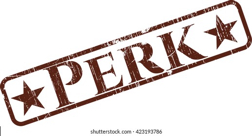 Perk grunge seal