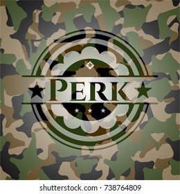 Perk on camo pattern