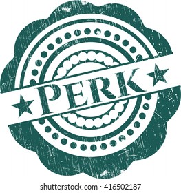 Perk rubber seal with grunge texture