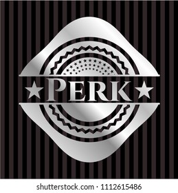  Perk silver badge or emblem