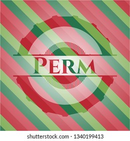 Perm christmas emblem.