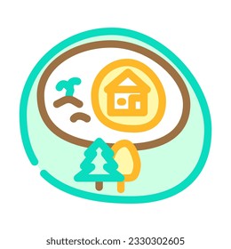 permaculture environmental color icon vector. permaculture environmental sign. isolated symbol illustration