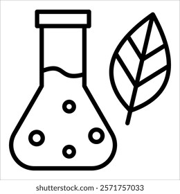 Permaculture Lab Icon Element For Design