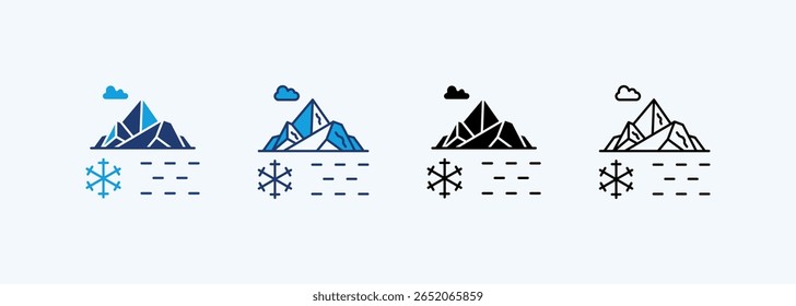 Permafrost Icon Set Multiple Style Collection