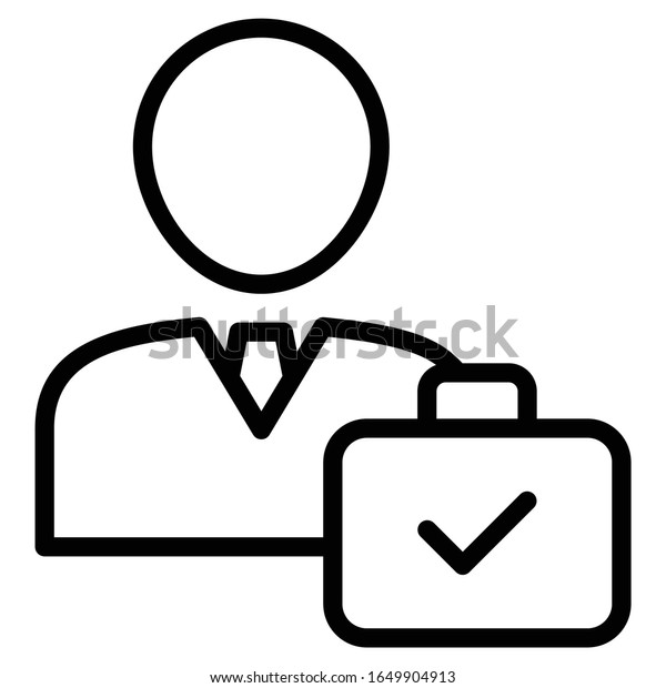 Permanent Employee Concept Hrm Symbol On Stock Vector Royalty Free