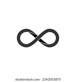 Permanent Icon. Infinity, Endless Symbol.        