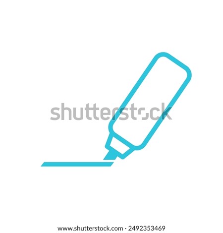 Permanent marker icon. Isolated on white background