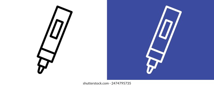 Permanent Marker Icon Perfect for Office Supplies and Craft Projects