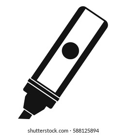 Permanent marker icon. Simple illustration of permanent marker vector icon for web
