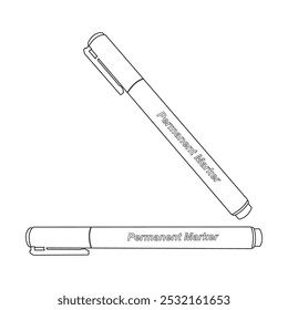 Permanent marker icon vector illustration design