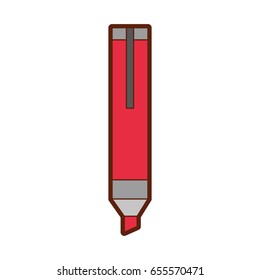 permanent marker isolated icon