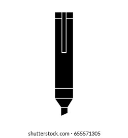 permanent marker isolated icon