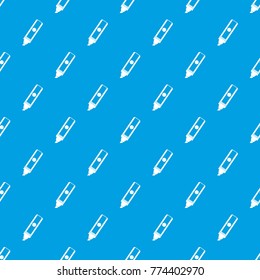 Permanent marker pattern repeat seamless in blue color for any design. Vector geometric illustration