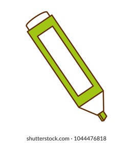 permanent marker school supply icon