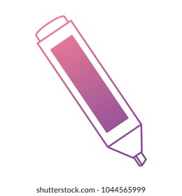 permanent marker school supply icon