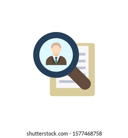 permanent recruitment creative icon. flat multicolored illustration. From Human Resources icons collection. Isolated permanent recruitment sign on white background