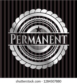 Permanent silver badge or emblem