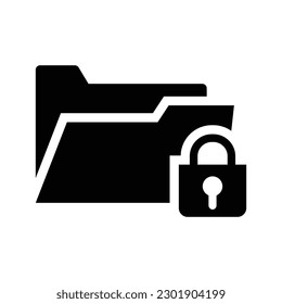 permission glyph icon illustration vector graphic