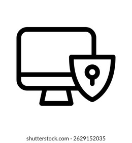 Ilustración de diseño de símbolo de Vector de icono de permiso