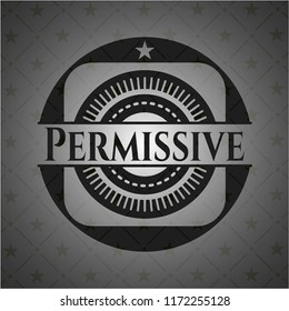 Permissive black emblem