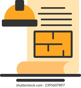 Permits Flat Icon Vector Design