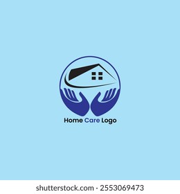  Logo de cuidado del hogar de Vector premium