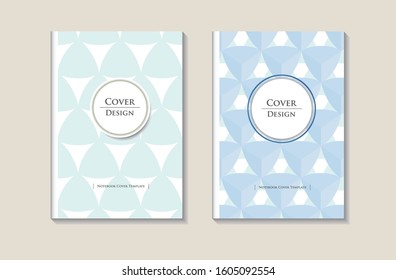 Permutations with blue color elements design.  Suitable for book covers, brochures, notebooks, leaflets, banners and placards.