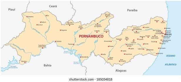 Pernambuco Map