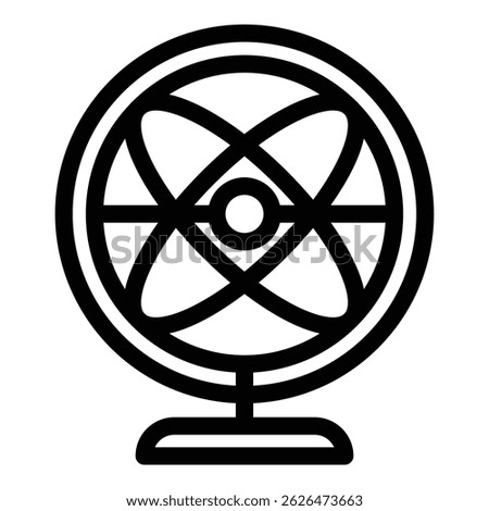 Perpetual motion balance icon. Outline Perpetual motion balance vector icon for web design isolated on white background