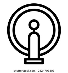 Icono de movimiento perpetuo. Icono de Vector de movimiento perpetuo para Diseño web aislado sobre fondo blanco