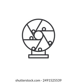 Perpetual motion icon symbol design collection
