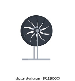 Perpetual Motion Machine, Vector Illustration