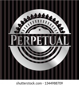 Perpetual silvery emblem