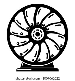 Perpetuum mobile icon. Simple illustration of perpetuum mobile vector icon for web.