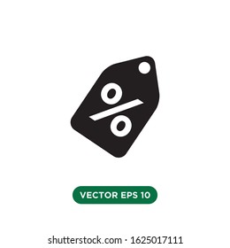 persentage icon vector concept design template