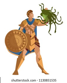 perseus with medusa head