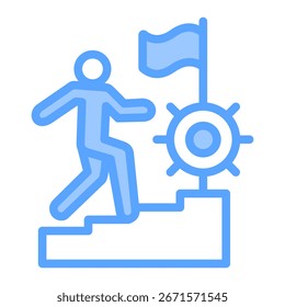 Elemento De Ícone De Perseverança Para Design E Vetor