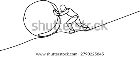 Perseverance icon symbolizing effort resilience determination and overcoming adversity