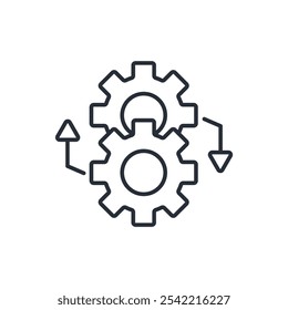 ícone de perseverança. vetor.Sinal editável de estilo traço.linear para usar design da Web,ilustração logo.Symbol.