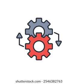 ícone de perseverança. vetor.Sinal editável de estilo traço.linear para usar design da Web,ilustração logo.Symbol.