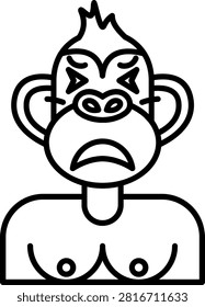Persevering Icon vector Art Design Illustration
