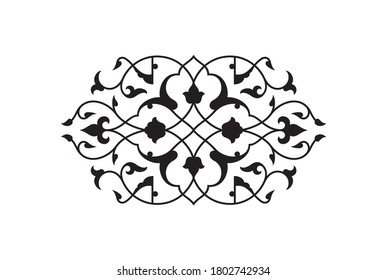 persian and arabic motif design