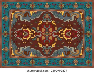 persian carpet decorative elements arabic decorative rugs Beautiful designs for rugs, tapis, yoga mats.