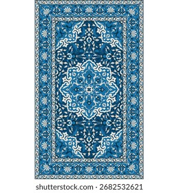 Padrão de tapete persa. Marroquino, Árabe Rug Print. Ornamento de tapete árabe