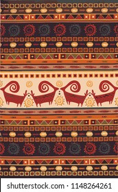Persian carpet, tribal vector texture. Easy to edit and change 16 colors by swatch window.